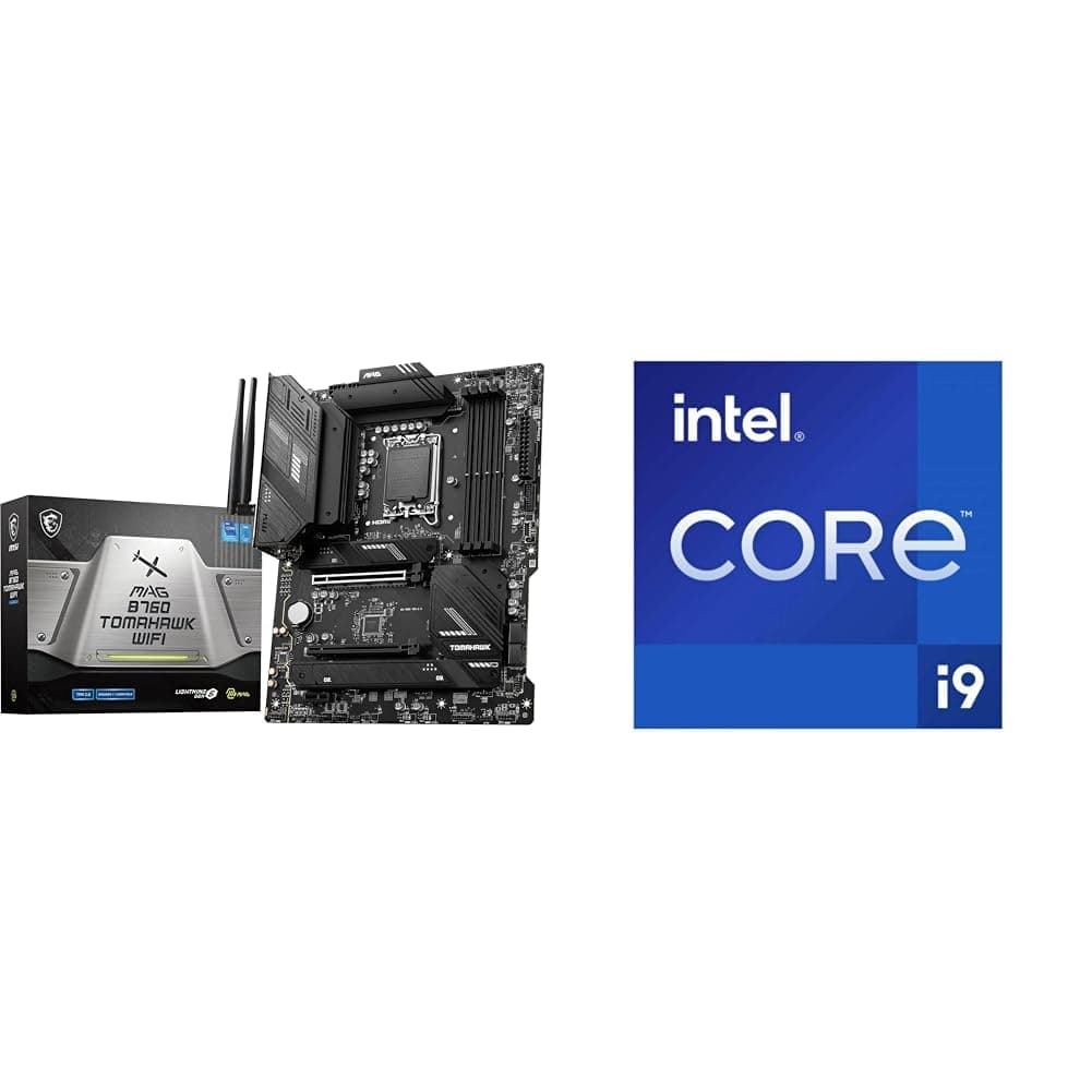 MSI MAG B760 Tomahawk WiFi Mainboard + Intel® Core™ i9-14900KF Prozessoren 24 cores MAG B760 TOMAHAWK WIFI i9-14900KF