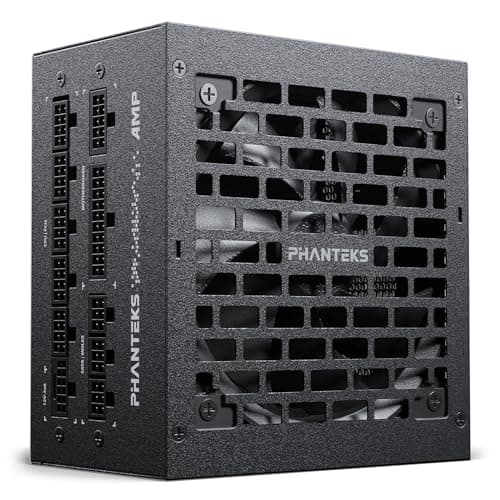 Phanteks AMP GH 850W PC-Netzteil Schwarz, 850 Watt ATX-Netzteil, PCIe 5.1, ATX 3.1 PSU | 80 PLUS Gold, alle Kabel abnehmbar, leise Bild 2