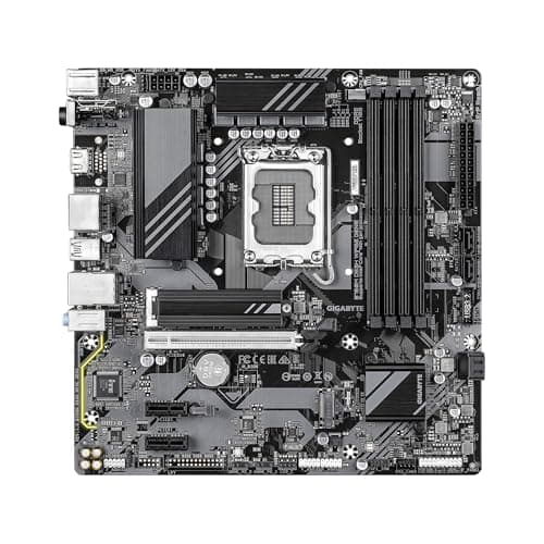 GIGABYTE B760M DS3H WIFI6E GEN5 LGA 1700 Intel B760 M-ATX Motherboard mit DDR5, M.2, PCIe 5.0, USB 3.2 Gen 2 Type-C, WIFI6E 2.5GbE LAN, WiFi EZ-Plug, PCIe EZ-Latch Bild 4