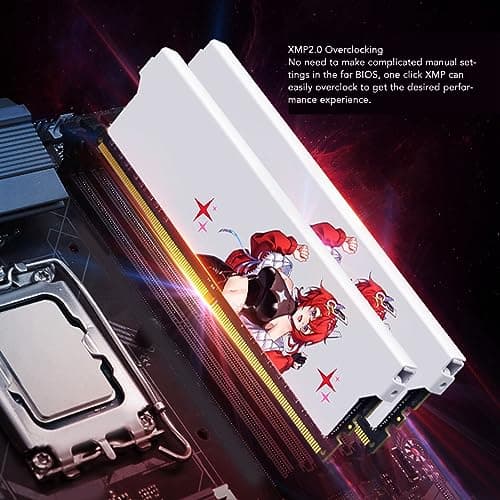 Aramox DDR4-RAM, XMP2.0-Technologie, Speichermodul mit Verbesserter Leistung, 3200 MHz Geschwindigkeit, Ideal für Gaming- und Desktop-PCs (32 GB (2 x 16 GB)) Bild 8
