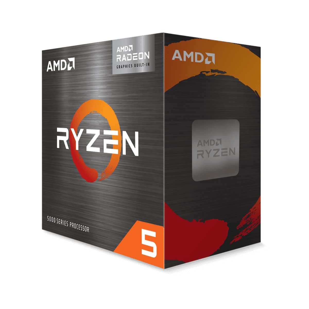 AMD Ryzen 5 5600G Prozessor (intergrierte Radeon Grafik, 6 Kerne /12 Threads, 65W TDP, AM4 Sockel, 19MB cache, Bis zu 4.4 Ghz max boost, wraith stealth Kühler) Single