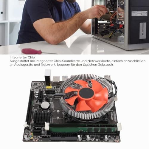 B75 LGA 1155 Gaming Mainboard, 8GB DDR3 CPU Combo mit Lüfter, Core i5 3470 CPU, PCIe x16, USB 3.0, M.2 NVMe, SATA, Micro ATX Bild 6