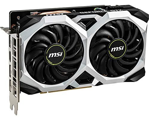 MSI Gaming GeForce GTX 1660 Ti 192-bit HDMI/DP 6GB GDRR6 HDCP Unterstützung DirectX 12 Dual Fan VR Ready OC Grafikkarte (GTX 1660 TI Ventus XS 6G OC) Bild 6