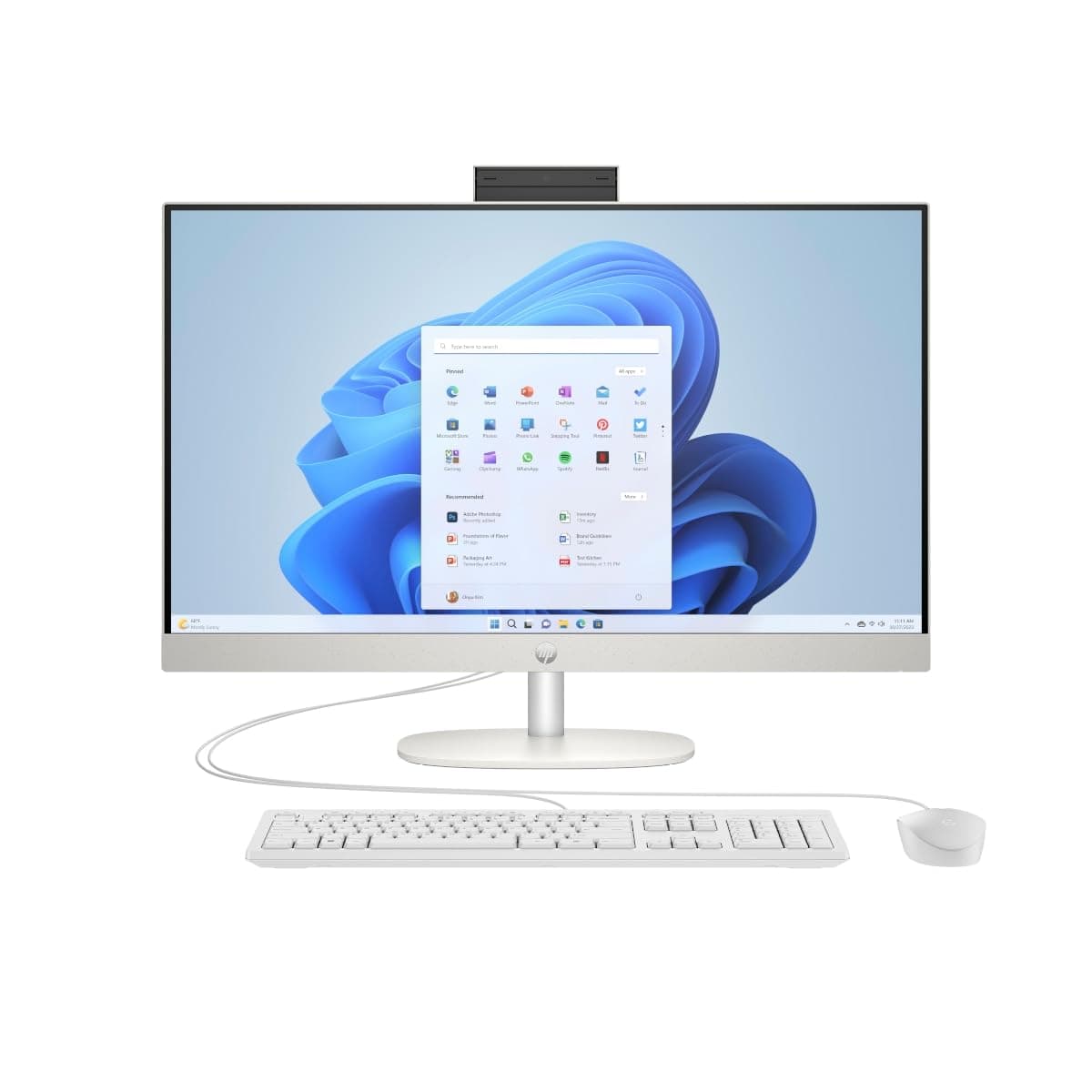 HP All-in-One Desktop Next Gen AI 24-ct2150ng PC・(BK2L9EA#ABD)・AMD Ryzen AI 5・340・16 GB・DDR5-SDRAM・1 TB・Wind
