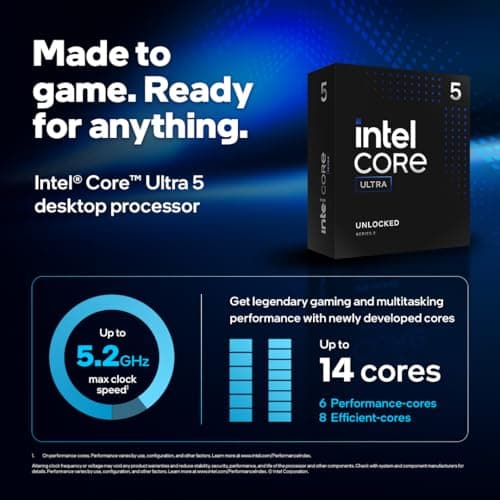 Intel® Core™ Ultra 5 Desktop-Prozessor 245K 14 Kerne (6 P-cores + 8 E-cores) bis zu 5,2 GHz 5 245K Bild 4