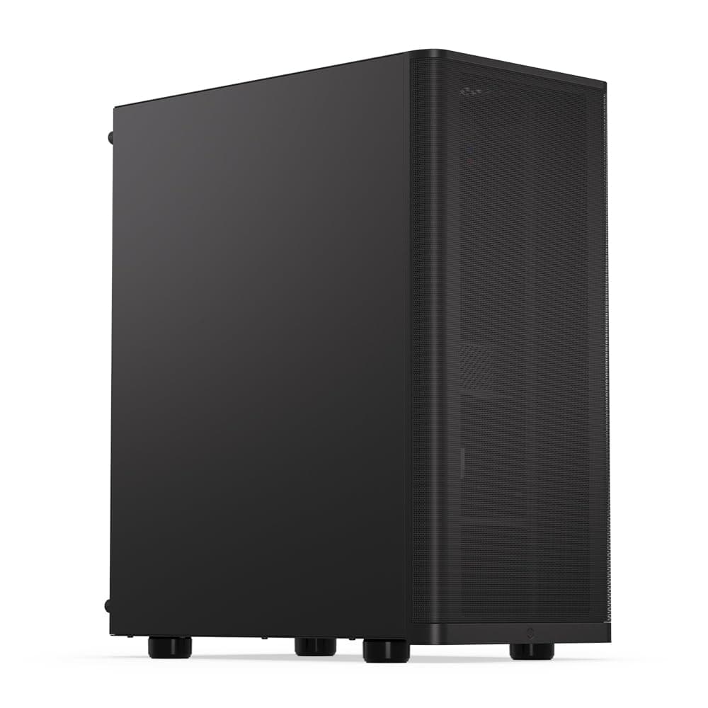 ENDORFY Ventum 200 Solid PC Gehäuse ATX, Mesh Front, 1x Stratus 120 PWM, Unterstützung für 360 mm Radiator, Staubfilter, ATX mATX ITX, Schwarz Bild 2