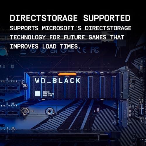 WD_BLACK SN850X NVMe SSD mit Heatsink 1 TB interne SSD (Gaming Speicher, PCIe Gen4-Technologie, Lesen 7.300 MB/s, Schreiben 6.300 MB/s) Schwarz 1 TB Heatsink SN850X Bild 8