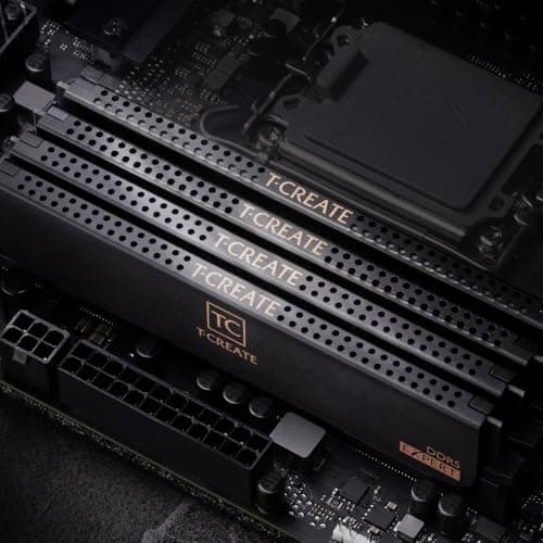 TEAMGROUP T-Create Expert Overclocking 10L DDR5 64GB Kit (2x 32GB) 6000MHz (PC5-48000) CL38-46-46-76 Intel XMP 3.0 & AMD Expo kompatibles Desktop-Speichermodul Ram Weiß - CTCWD564G6000HC38JDC01 Bild 6