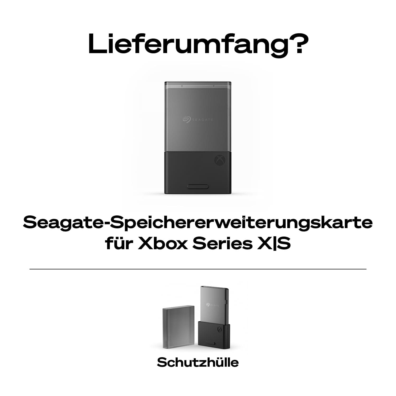 Seagate Storage Expansion Card for Xbox Series X|S, 1TB, SSD, NVMe Expansion SSD for Xbox Series X|S (STJR1000400) 1TB Xbox X/S Bild 3