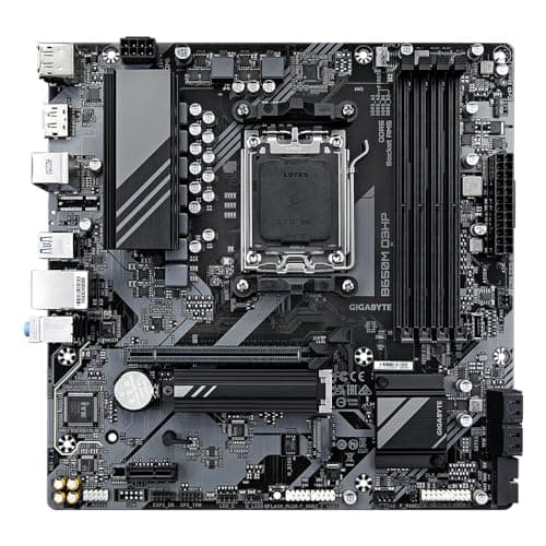 GIGABYTE B650M D3HP Mainboard - AMD Ryzen 9000er-Serie, 5+2+2 Phasen VRM, bis zu 7600 MHz DDR5 (OC), 2xPCIe 4.0 M.2, 2,5 GbE LAN, USB 3.2 Gen 1 Bild 6