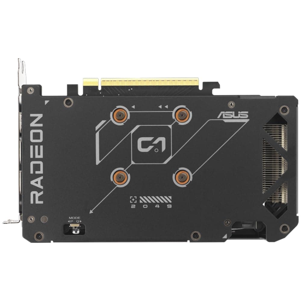 ASUS Dual AMD Radeon RX 9060, 8G GDDR6 Grafikkarte, 128 Bit, PCIe 5.0, 1 HDMI 2.1, 2 DisplayPort 2.1, 2.5 Design, Axial-Tech Lüfter, 0db Technologie, GPU Tweak III, schwarz, DUAL-RX9060-8G Bild 5