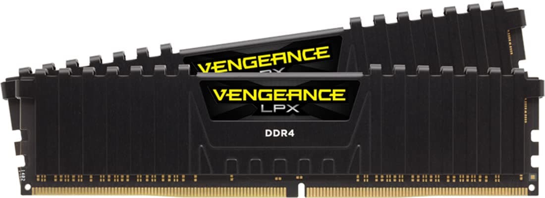 Corsair Vengeance LPX 32GB (2 x 16GB) DDR4 Bis zu 3600 MHz (PC4-28800) C18 1.35V Desktop Memory - Schwarz CMK32GX4M2D3600C18 2 x 16 GB
