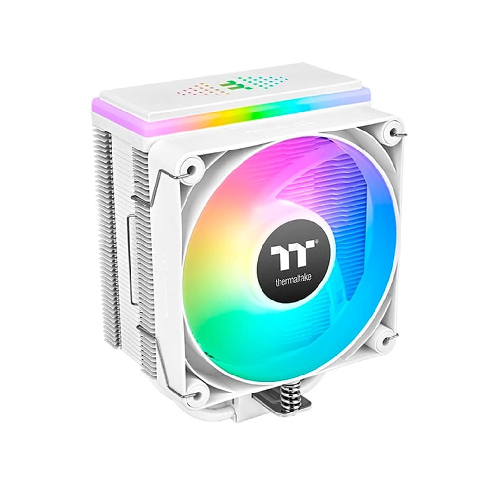 Thermaltake ASTRIA 400 ARGB CPU Kühler Weiß – Tower Luftkühler 120mm PWM, 6x6mm Direct Contact Heatpipes, 230W TDP, leise 26,8 dBA, 5V ARGB Sync, Intel LGA1851/1700, AMD AM5/AM4 ASTRIA 400 Snow Bild 7