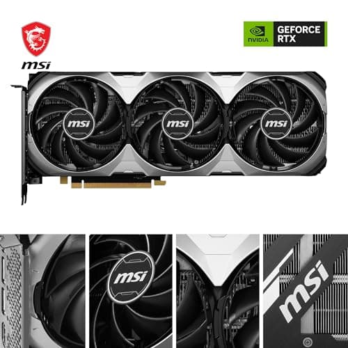 MSI GeForce RTX 4060 Ti Ventus 3X 16G OC Grafikkarte -NVIDIA RTX 4060 Ti, 16GB GDDR6 Speicher, 18Gbps, PCIe 4.0, DLSS3 16GB GeForce RTX 4060 Ti VENTUS 3X 16G OC Bild 4