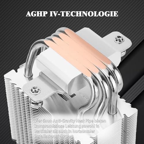 Thermalright ASSASSIN X 90 SE V2 CPU Luftkühler, 4 Heatpipes,TL-P9 PWM Lüfter, Aluminium Kühlkörperabdeckung,AGHP 4.0 Technologie, für AMD AM4 AM5/Intel LGA 1150/1151/1155/1156/1200/1700 (AX90 SE V2) Bild 4