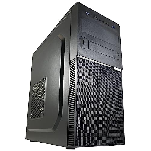 LC-POWER LC-7041B Midi-Tower Gehäuse | ATX, Micro-ATX & Mini-ITX | 350 mm GPU Support | 150 mm CPU-Kühler | USB-C & USB-A | SD/Micro-SD Kartenleser | Schwarz Mesh-Front Bild 4