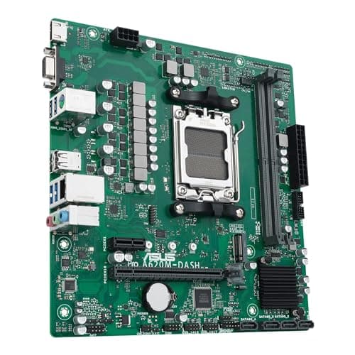 ASUS PRO A620M-DASH-CSM Business-Mainboard Sockel AMD AM5 (Micro-ATX, PCIe 4.0, 4X SATA 6Gbit/s, DDR5, Q-LED Core, COM-Debug Header) Bild 5