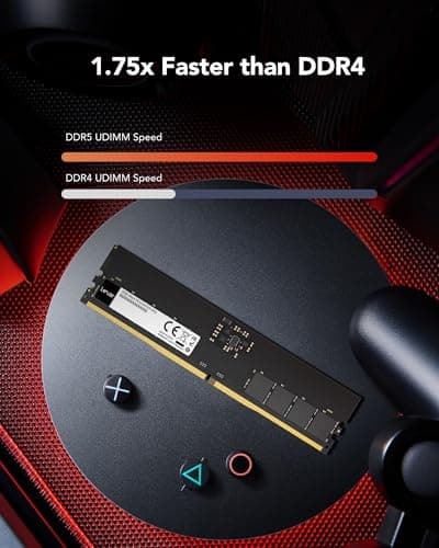 Lexar UDIMM 16 GB DDR5 RAM 5600 MHz, 288-Pin DDR5 UDIMM Computer RAM, Hochleistungs UDIMM Arbeitsspeicher für PC-Speicher, 1,1 V, CL46-45-45-90 DDR5 UDIMM 5600MHz 16GB Single Bild 8
