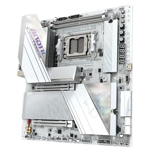 GIGABYTE X870 AORUS Tachyon Ice Mainboard – Unterstützt AMD Ryzen 9000 CPUs, Digitale 18+2+2 Phasen VRM, bis zu 9600 MHz DDR5 (OC), 1 x PCIe 5.0 + 2 x PCIe 4.0, Wi-Fi 7, 5 GbE LAN, USB 4 Bild 8