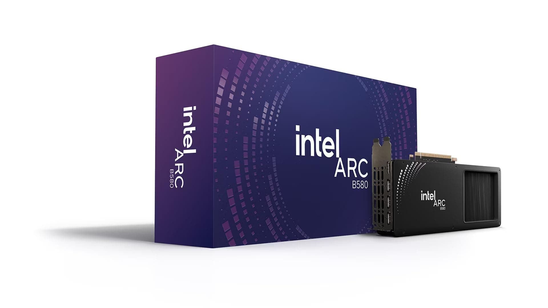 WEELIAO Intel Arc B580 Grafikkarte, 2670 MHz schwarze Grafikkarte, 12 GB 256-Bit GDDR6, PCIE4.0, 3 DP2.0, 1 HDMI2.1, 2 Lüfter, TBP 190 W Bild 2
