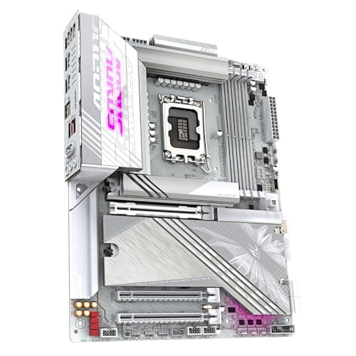 GIGABYTE Z890 AORUS Elite X Ice Motherboard - Unterstützt Intel Core Ultra (Serie 2) CPUs, 16+1+2 Phasen VRM, bis zu 9500MHz DDR5 (OC), 1xPCIe 5.0 + 4xPCIe 4.0, Wi-Fi 7, 2.5GbE LAN, Thunderbolt 4 Bild 6