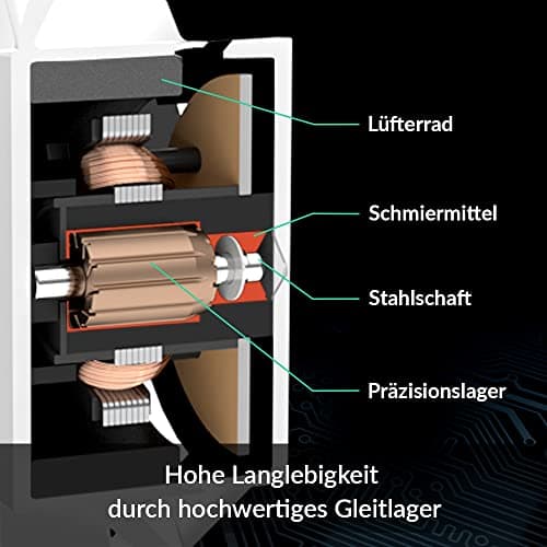 ARCTIC Freezer i13 X - Kompakter Intel-CPU Kühler, 100 mm, 300-2000 RPM (PWM gesteuert), Hydrodynamische Gleitlager, voraufgetragene MX-2 Wärmeleitpaste, LGA1700 kompatibel - Schwarz Bild 8