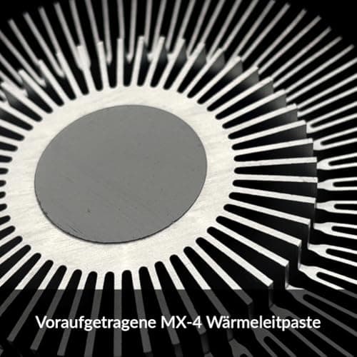 ARCTIC Alpine 23 CO - Kompakter AMD CPU Kühler für AM5 und AM4, Wärmeleitpaste MX-2 voraufgetragen, für Dauerbetrieb, Computer, PC - Schwarz Bild 6
