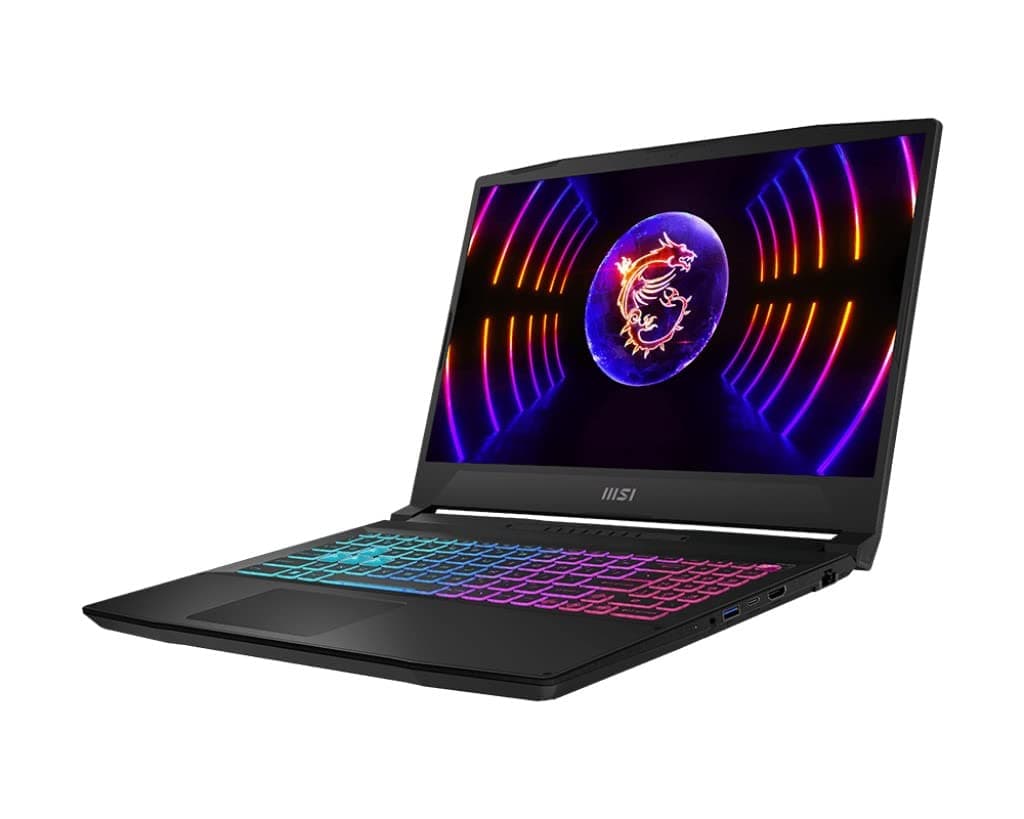 MSI Katana 15 Gaming Notebook, 15.6 Inches, Intel Core i7-13620H, 16 GB DDR5 RAM, RTX 4060, Windows 10 Home, Black