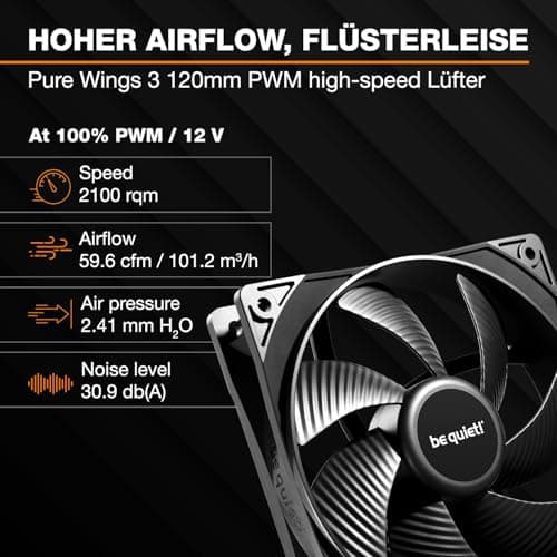 be quiet! Pure Loop 3 360 mm All-in-One-Wasserkühlung für übertaktete AMD/Intel-Systeme, 3x Pure Wings 3 120 mm PWM high-speed Lüfter, hoher statischer Druck, flüsterleise PWM-Pumpe Bild 6