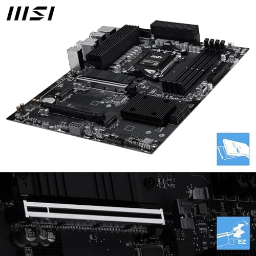 MSI PRO B850-S EVO WiFi Mainboard, ATX - Unterstützt AMD Ryzen 9000/8000 / 7000 Prozessoren, AM5 - DDR5 Memory Boost (bis zu 8200+ MT/s OC), PCIe 5.0 x16 & 4.0 x4, M.2 Gen5, Wi-Fi 7, 5G LAN Bild 6