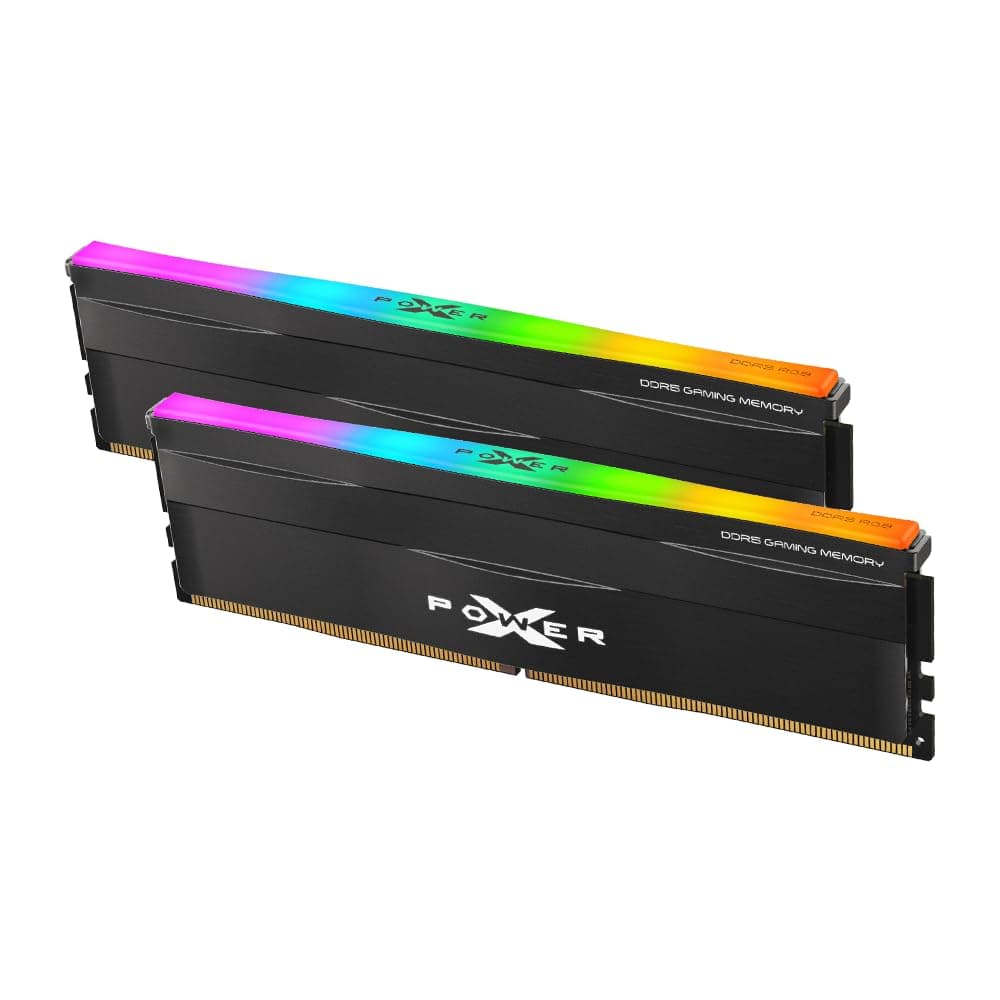 Silicon Power DDR5 64GB (2x32GB) 6000MT/s (PC5-48000) 288-pin CL30 1.35V UDIMM Desktop Memory Module RAM SP064GXLWU60AFDE Black 64GB (32GBx2) 6000MHz CL30 Black Bild 2