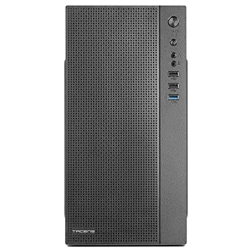 Tacens Anima AC5, Kompaktes Micro ATX PC Gehäuse, Front Mesh Kühlung, USB 3.0, Schwarz Bild 4