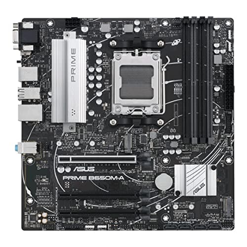 ASUS Prime B650M-A CSM Mainboard Sockel AMD AM5 (Ryzen 7000,micro-ATX,DDR5 Speicher,PCIe 5.0,WiFi 2.5G Ethernet,BIOS Flashback,USB 3.2 Gen 2,Aura Sync), 90MB1C10-M0EAYC Bild 4