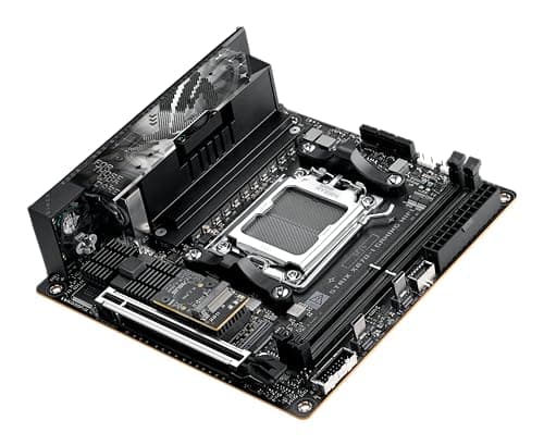 Asus Rog Strix X870-I Gaming Mainboard Sockel AM5 (AMD, X870, Mini-ITX, 10+2+1 Power Stages, Dynamic OC Switcher, Core Flex, DDR5, WiFi 7, M.2, PCIe 5.0) Bild 8
