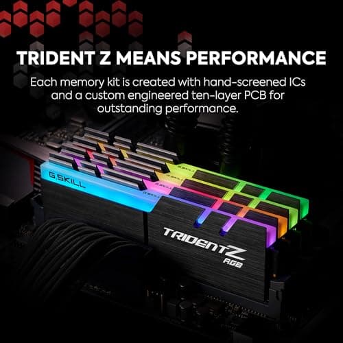 G.SKILL 16GB DDR4 TridentZ RGB 3600 MHz PC4-28800 CL18 1.35V Dual-Channel-Kit (2x8GB) für Intel Z270 Bild 4