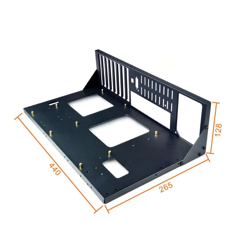 DIY Pc-Prüfstand, offenes Chassis-Gestell für ATX/M-ATX/ITX-Motherboards, breit ausgelegte Wärmeableitung Open Air Pc Gehäuse, SSD Motherboard-Zubehör Bild 7