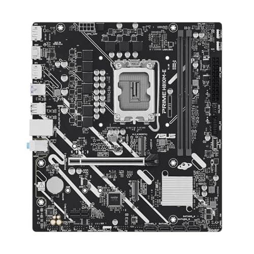 ASUS Prime H810M-E-CSM Intel H810 LGA1851 Micro-ATX Mainboard (Advanced AI PC-Ready, DDR5, PCIe 4.0, 2 x DP, HDMI, USB 5Gbps hinten, USB C 5Gbps vorne, 2 x M.2 Steckplätze, 1Gb Ethernet, Aura Sync) Bild 6