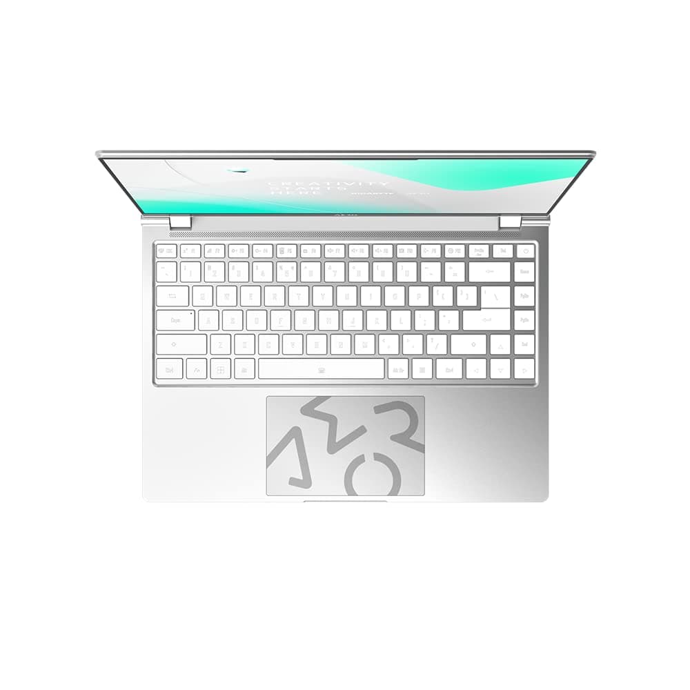 Gigabyte AERO 14 OLED (BMF-72DEBB4SO) Creator Laptop | 14" 16:10 QHD+ OLED Display | Intel Core i7-13700H | 16GB RAM | 1TB SSD | GeForce RTX 4050 | Windows 11 | Microsoft 365 (1 Jahr) | Silber Bild 6