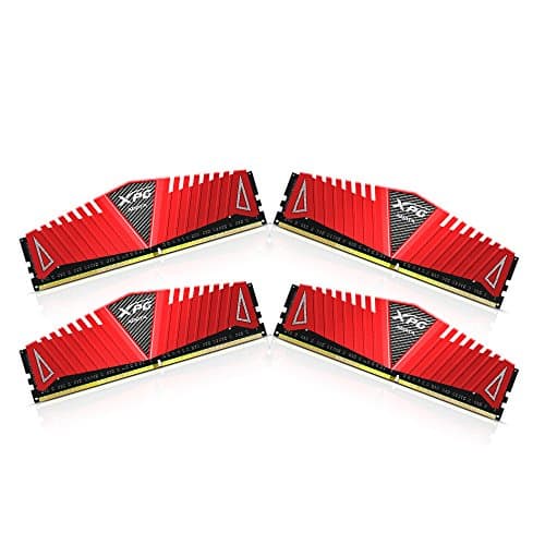 ADATA AX4U2400316G16-QRZ Z1 DDR4 2400MHz (PC4-19200) CL16 64GB (16GBx4) Arbeitsspeicher rot