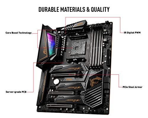 MSI MEG X570 ACE Motherboard (AMD AM4, DDR4, PCIe 4.0, SATA 6Gb/s, M.2, USB 3.2 Gen 2, AX Wi-Fi 6, 2.5G LAN, ATX) Bild 6