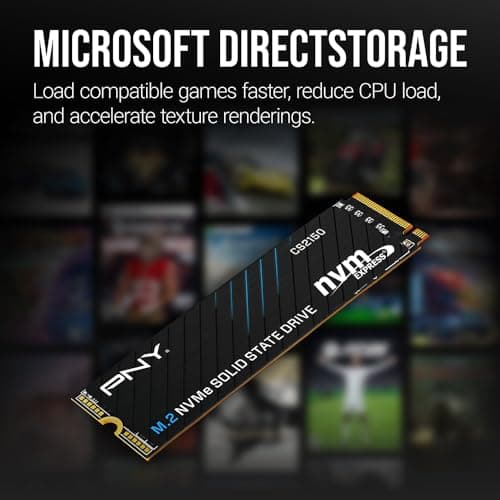 PNY CS2150 4TB Gen5 SSD PCIe NVMe M.2 2280 – Bis zu 9.200 MB/s Lesen – KI-Anwendungsbereit, ideal für Gaming, Foto-/Videobearbeitung, anspruchsvolle Workstations – Internes Solid-State-Laufwerk Bild 8