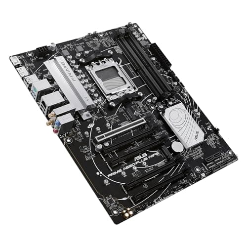 Prime A620-PLUS WIFI6 AMD A620 AM5 ATX Motherboard, DDR5, PCIe 4.0, Dual M.2 Slots, WiFi 6, DisplayPort/HDMI™, Rear & Front USB 5Gbps Type-C®, SATA 6 Gbps, Two-Way AI Noise Cancelation, Aura Sync Bild 6