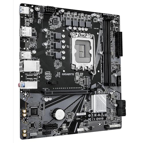 GIGABYTE H610M D3W Mainboard - Unterstützt Intel Core Prozessoren der 14. Generation, 5+1+1 Phasen VRM, bis zu 5600MHz DDR5, 1xPCIe 3.0 M.2, 1GbE LAN, USB 3.2 Gen 1 Bild 6