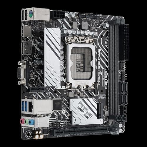 ASUS Prime H610I-PLUS-CSM (Intel H610 Mini-ITX-Mainboard mit DDR5 5600, PCIe 4.0, M.2-Steckplatz, Intel 1 Gb Ethernet, DisplayPort, HDMI, D-Sub, USB 3.2 Gen 1-Ports, SATA 6 Gbps, COM-Header) Bild 5
