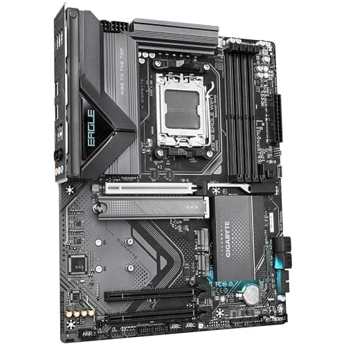GIGABYTE X870 Eagle WIFI7 Motherboard - Unterstützt AMD Ryzen 9000 CPUs, 14+2+2 Phasen VRM, bis zu 8000MHz DDR5 (OC), 1xPCIe 5.0, Wi-Fi 7, 2.5GbE LAN, USB 4 Bild 6