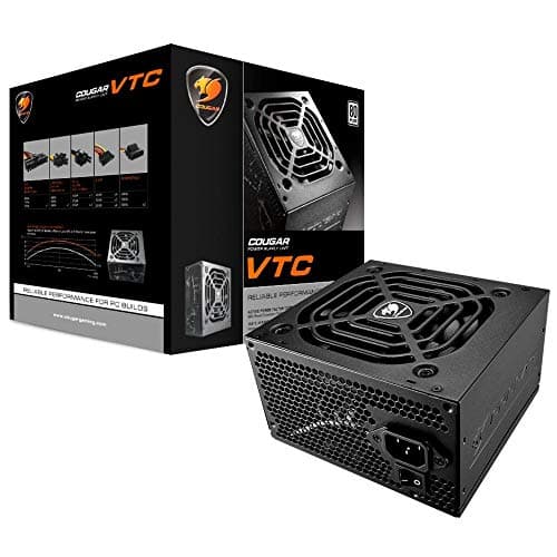 Cougar VTC 500 W 80 Plus weißes festes Kabel ATX PSU Serie