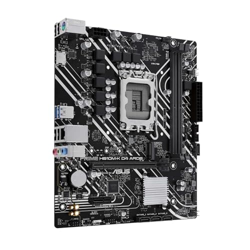 ASUS Prime H610M-K D4 ARGB Gaming Mainboard Sockel Intel LGA 1700 (Micro-ATX, DDR4, PCIe 4.0, M.2, HDMI, SATA 6 Gbit/s, AI Noise Cancelation, Aura Sync) Bild 6