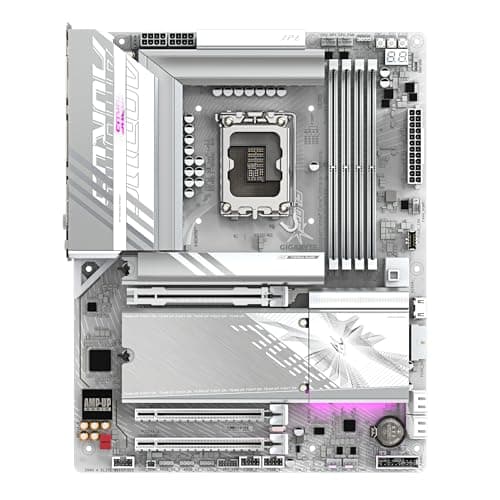 GIGABYTE Z890 AORUS Elite WIFI7 Ice Motherboard - Unterstützt Intel Core Ultra (Serie 2) CPUs, 16+1+2 Phasen VRM, bis zu 8800MHz DDR5 (OC), 1xPCIe 5.0 + 3xPCIe 4.0, Wi-Fi 7, 2.5GbE LAN Bild 4