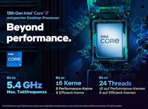 Intel Core i7-13700K Desktop-Prozessor, 16 Kerne (8 P-Kerne und 8 E-Kerne) 30 M Cache, bis zu 5,4 GHz Bild 4