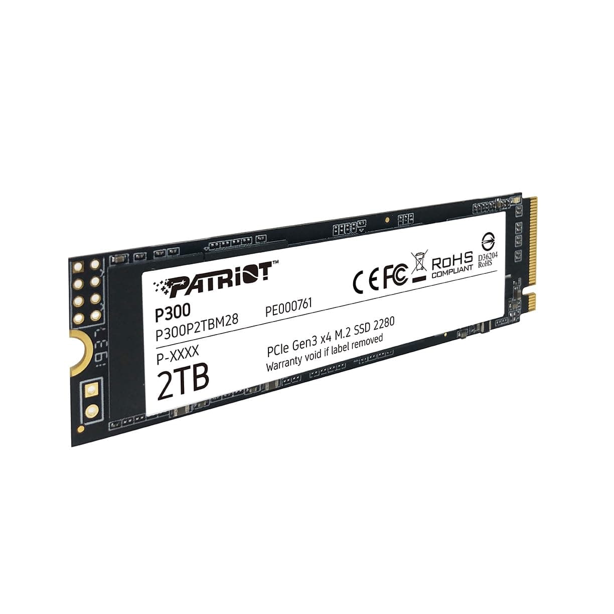 Patriot P300 2TB interne SSD - NVMe PCIe Gen 3x4 - M.2 2280 - Solid State Drive - P300P2TBM28 Bild 5
